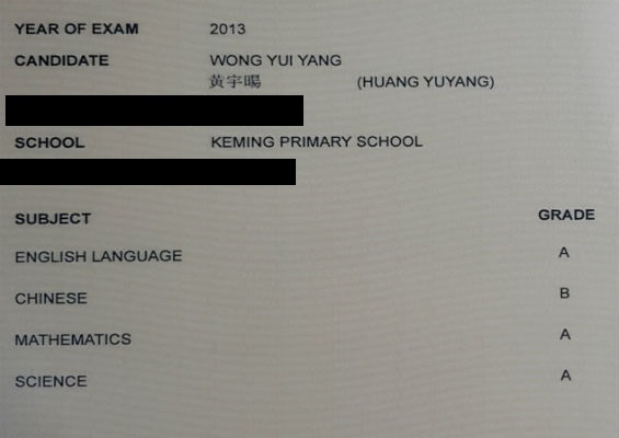 PSLE Results